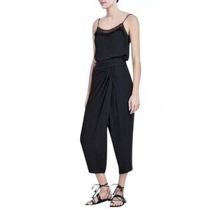 Elie Tahari Women Black Jodi Silk Pants New